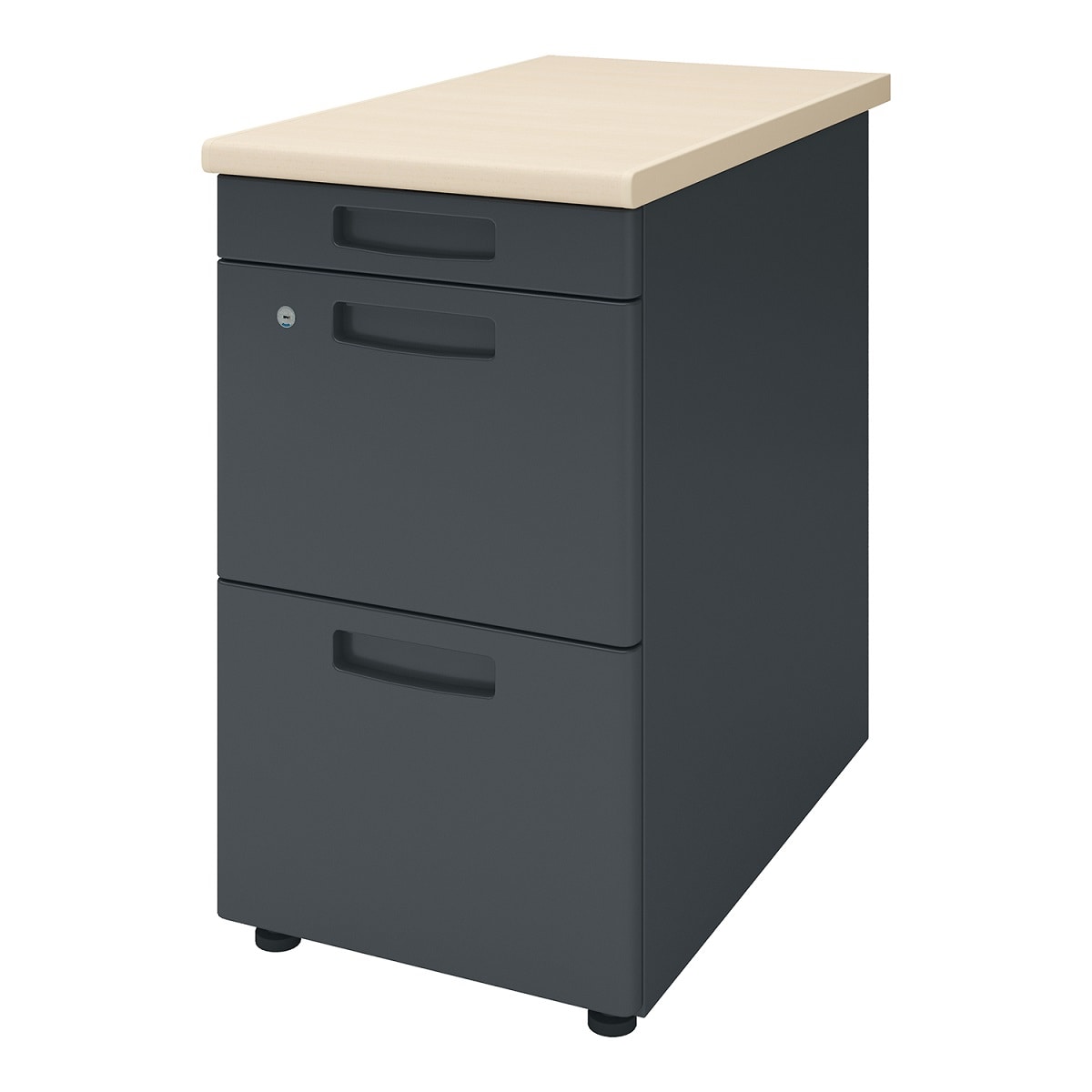 天板ホワイトナチュラル／本体ブラック