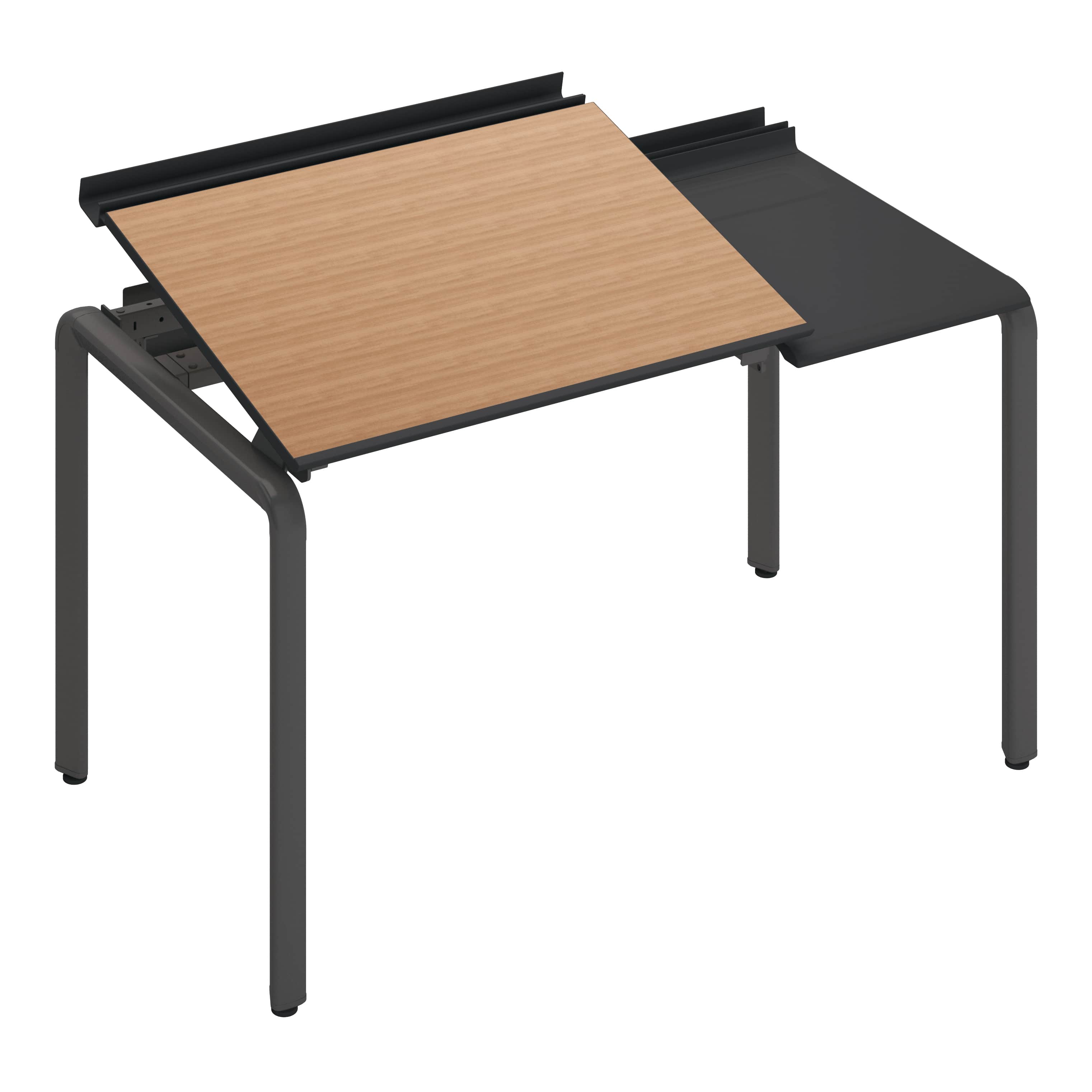 天板ラスティックミディアム／脚ブラック