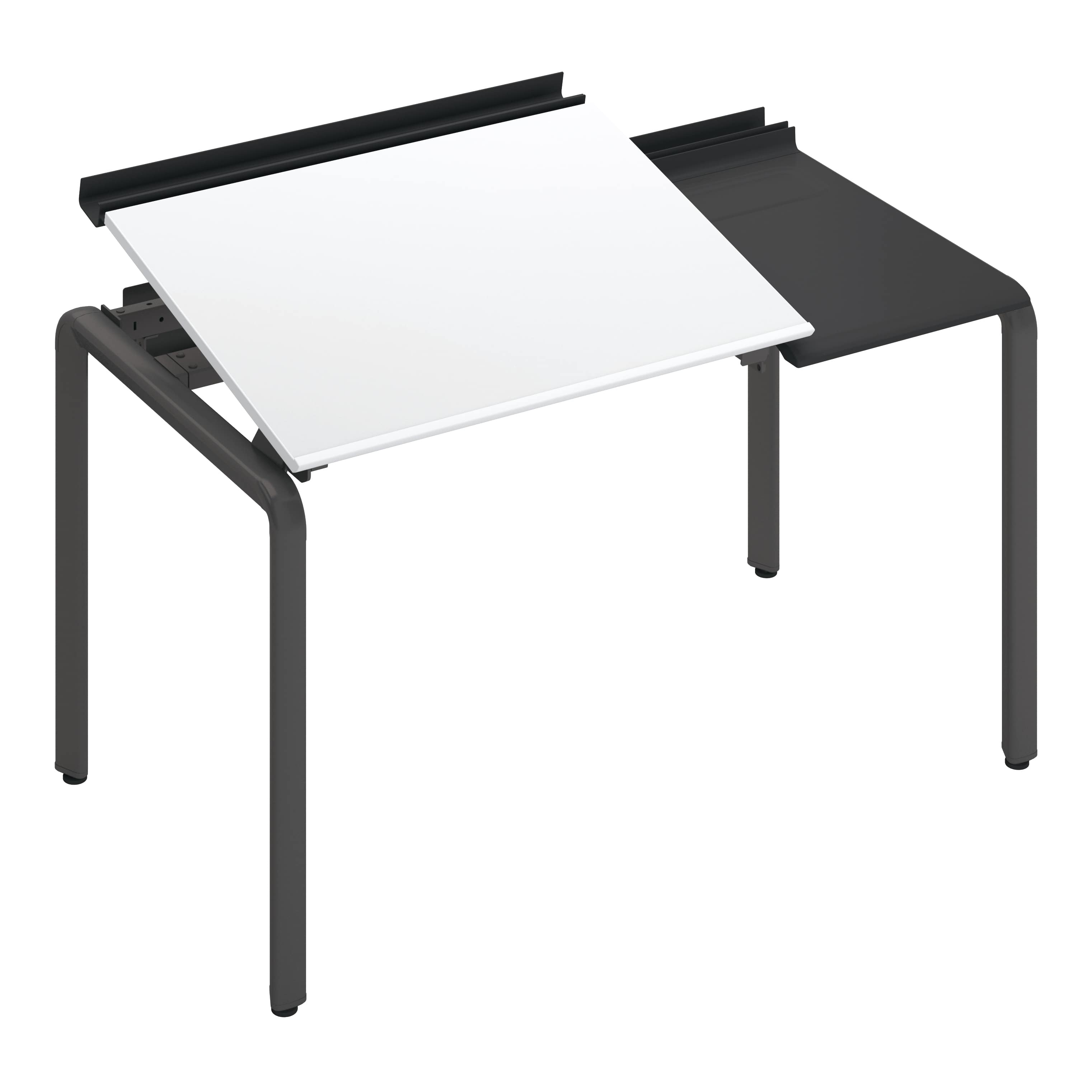 天板ホワイト／脚ブラック