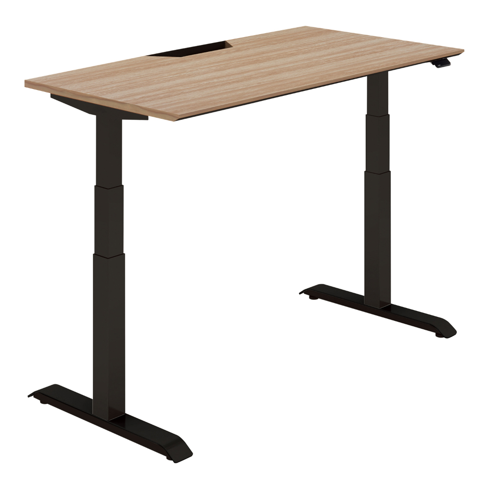 天板ウォームミディアム／脚ブラック