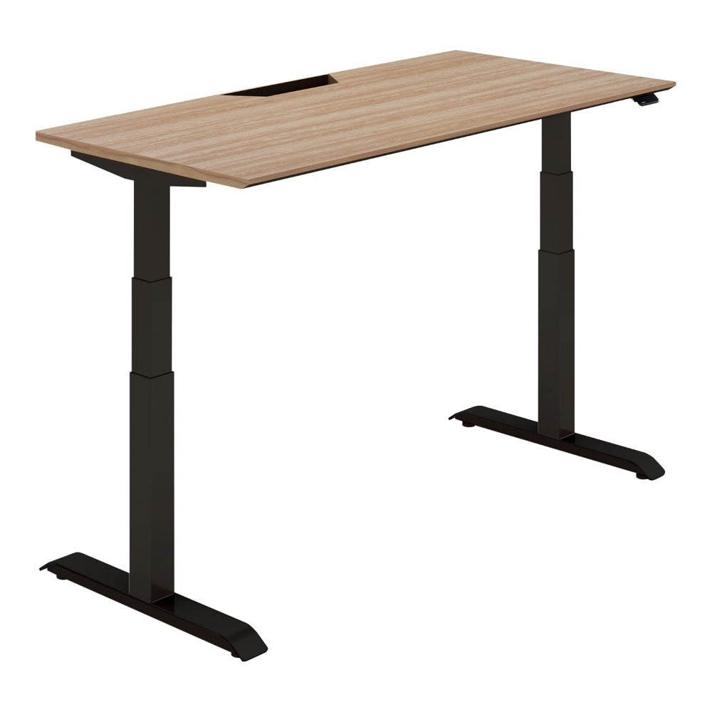 天板ウォームミディアム／脚ブラック