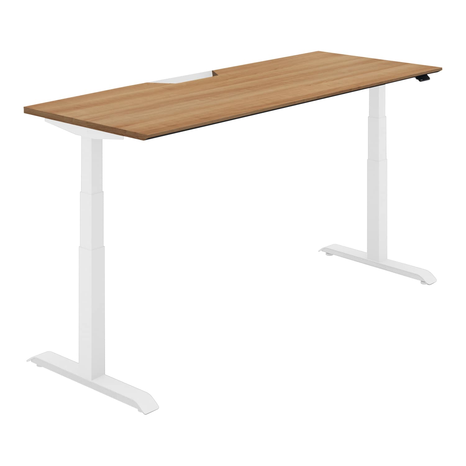 天板ラスティックミディアム／脚ホワイト