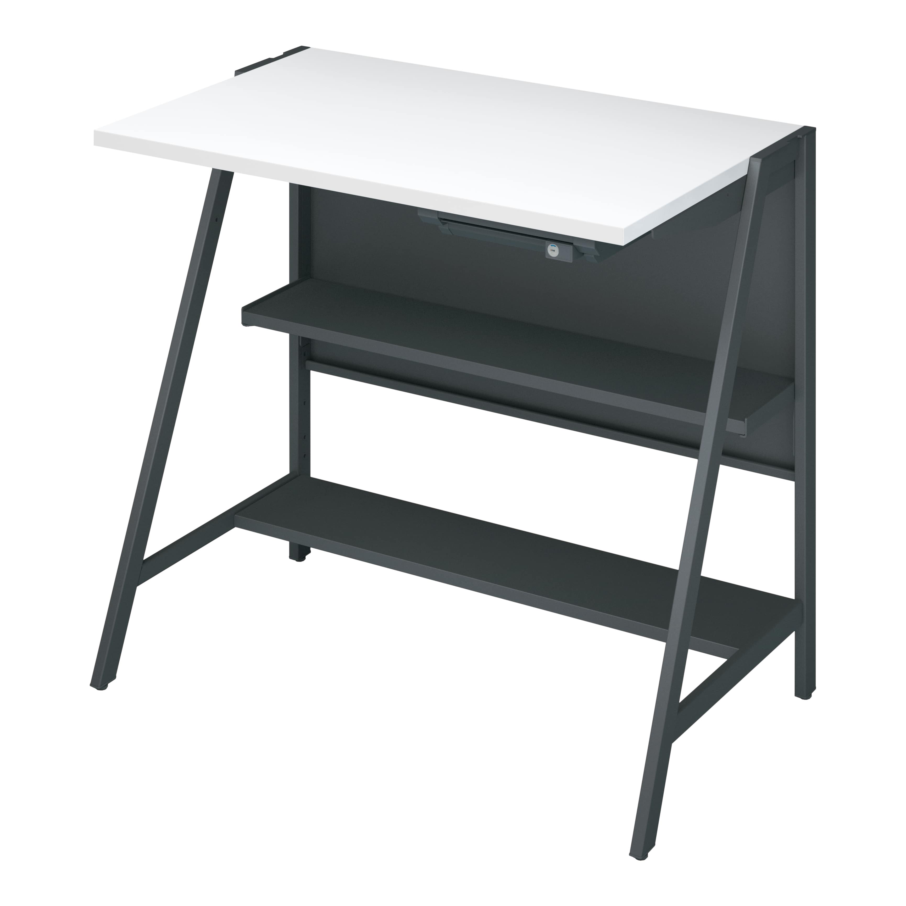 天板ホワイト／脚ブラック