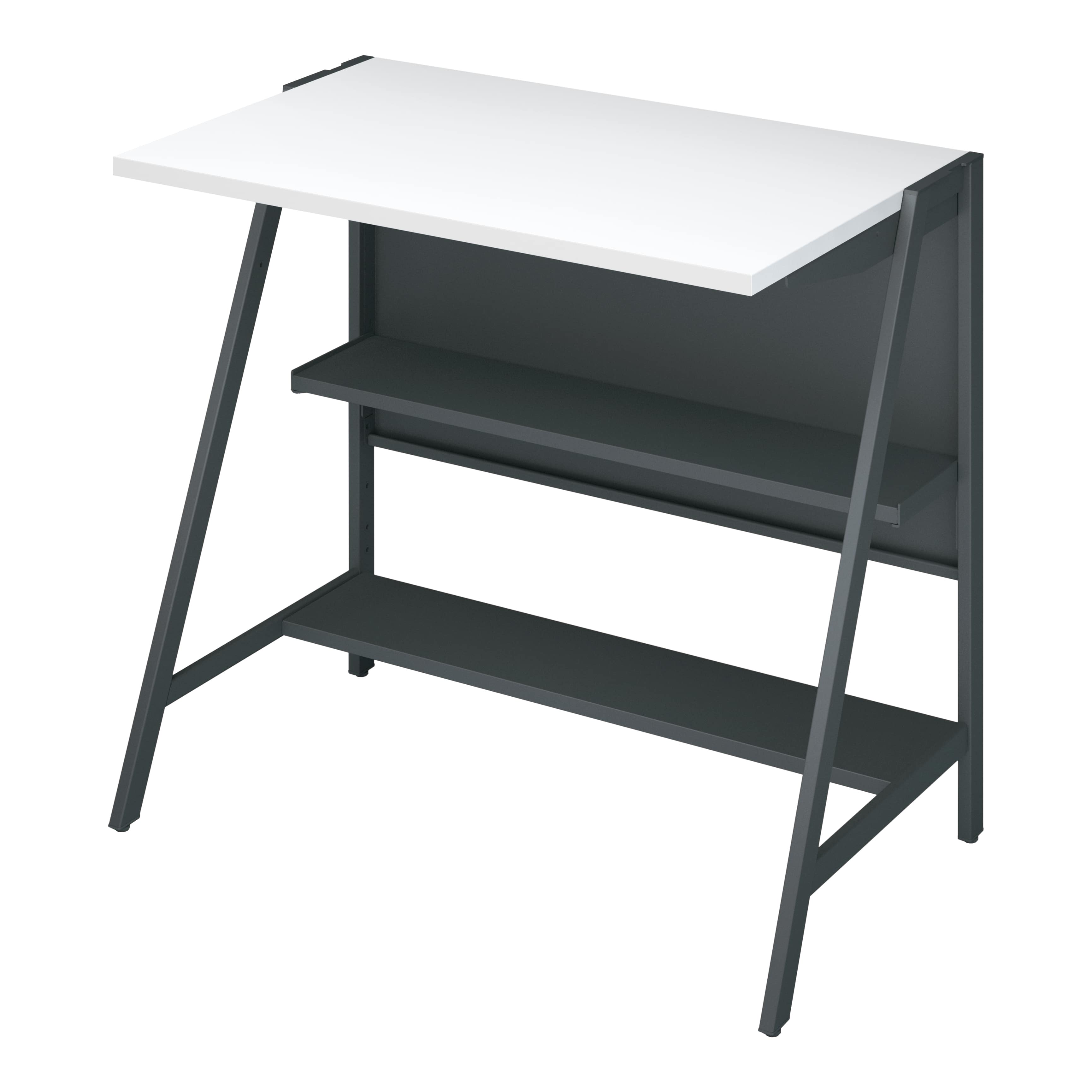 天板ホワイト/脚ブラック