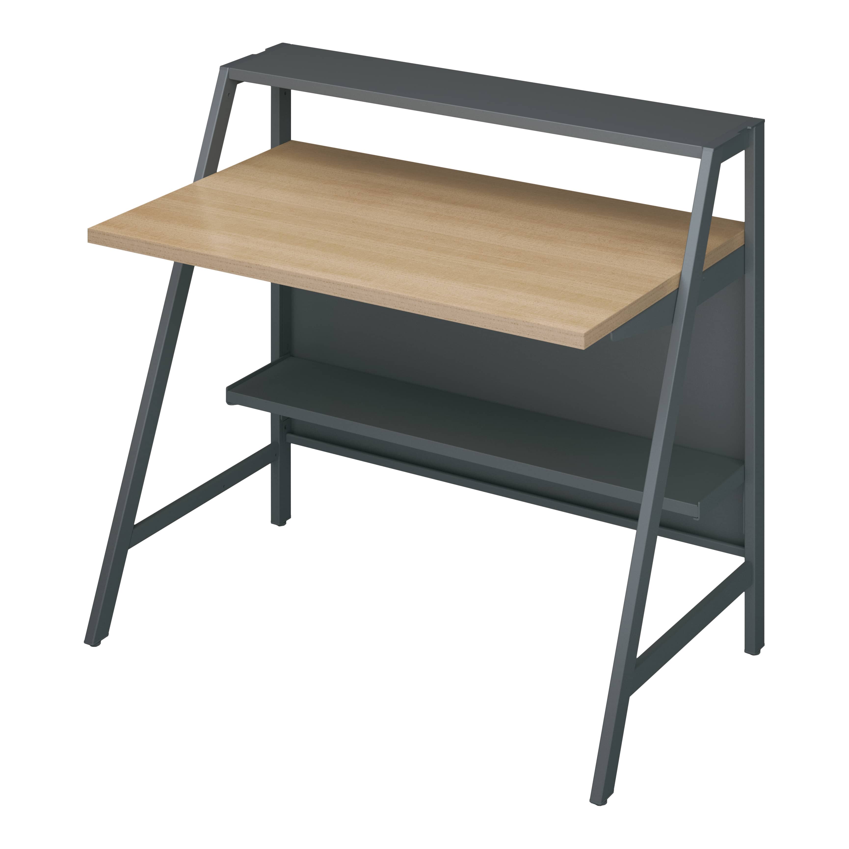 天板ラスティックミディアム/脚ブラック