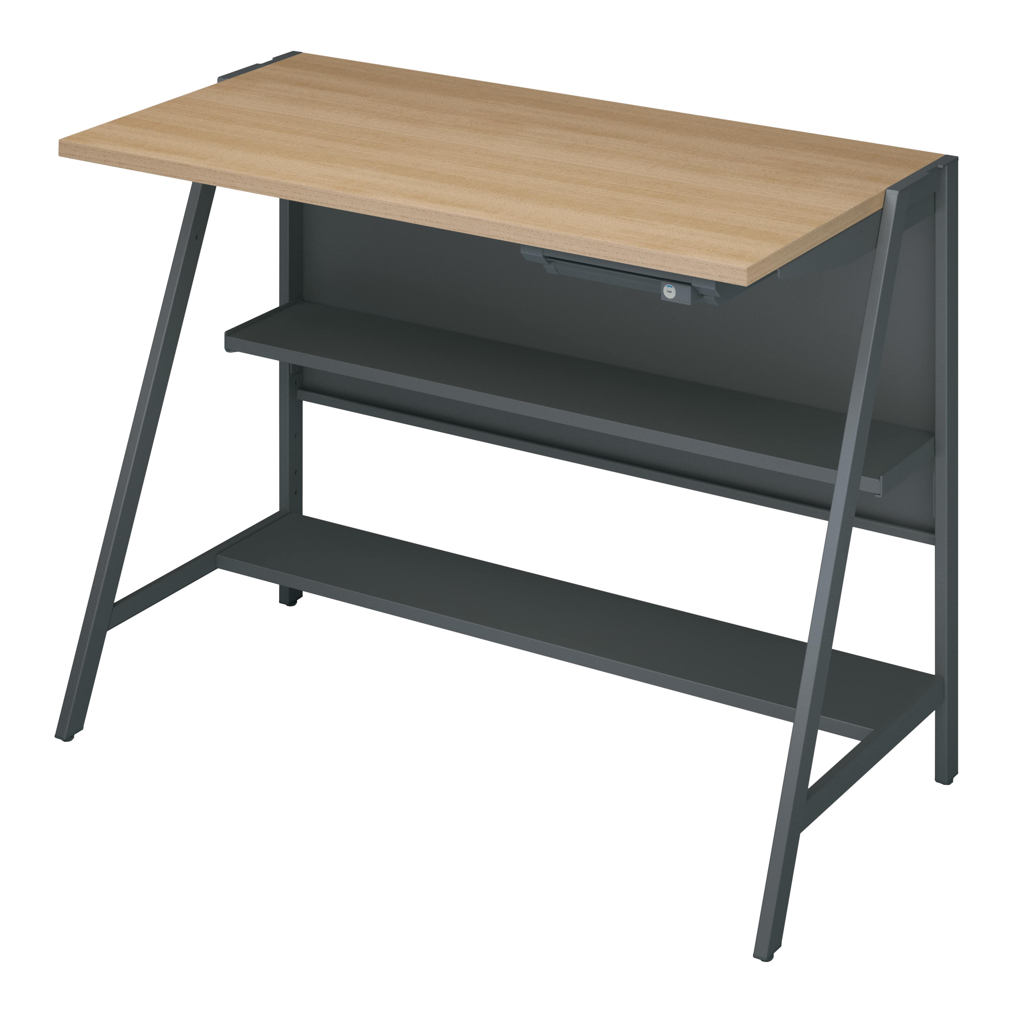 天板ラスティックミディアム／脚ブラック