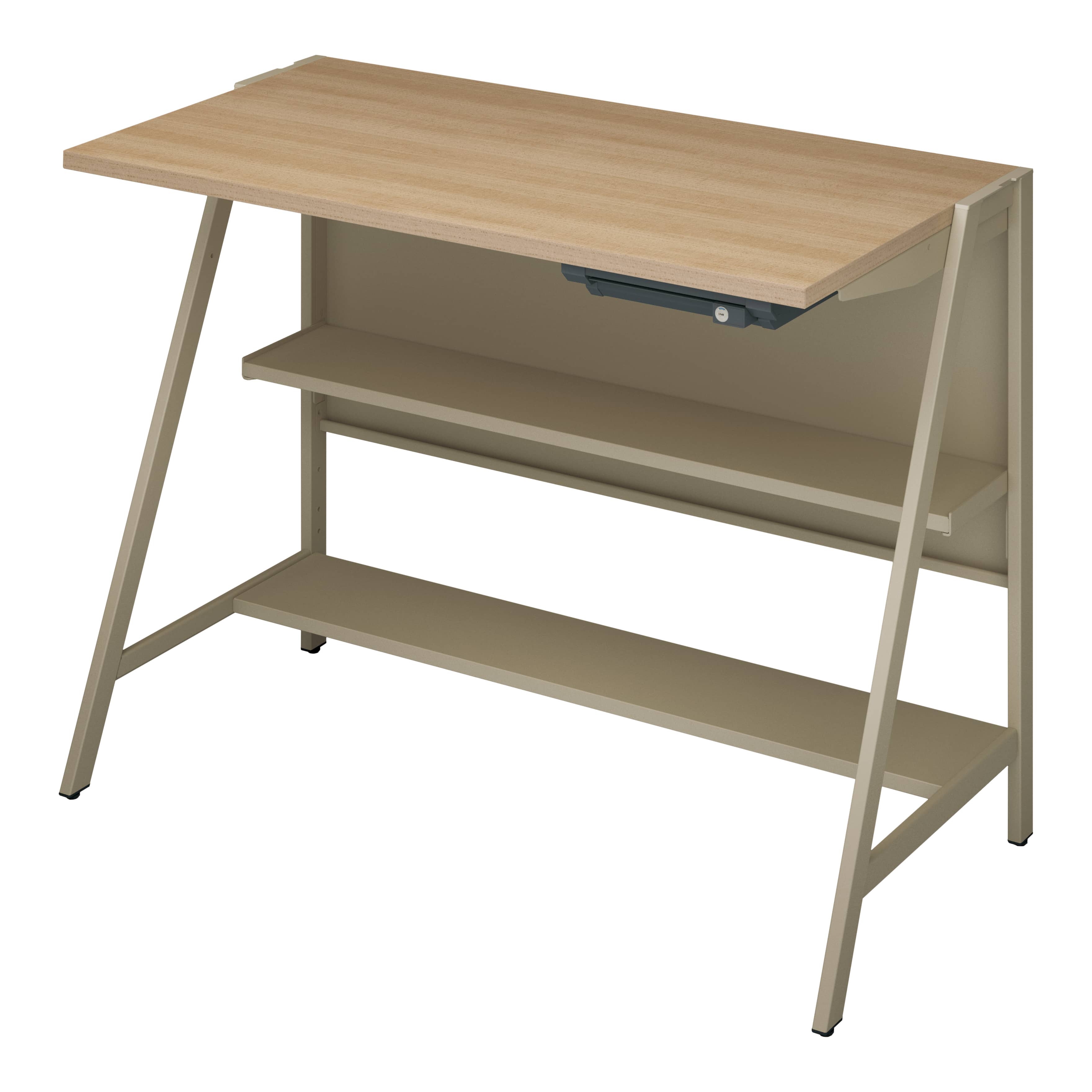 天板ラスティックミディアム／脚ベージュ