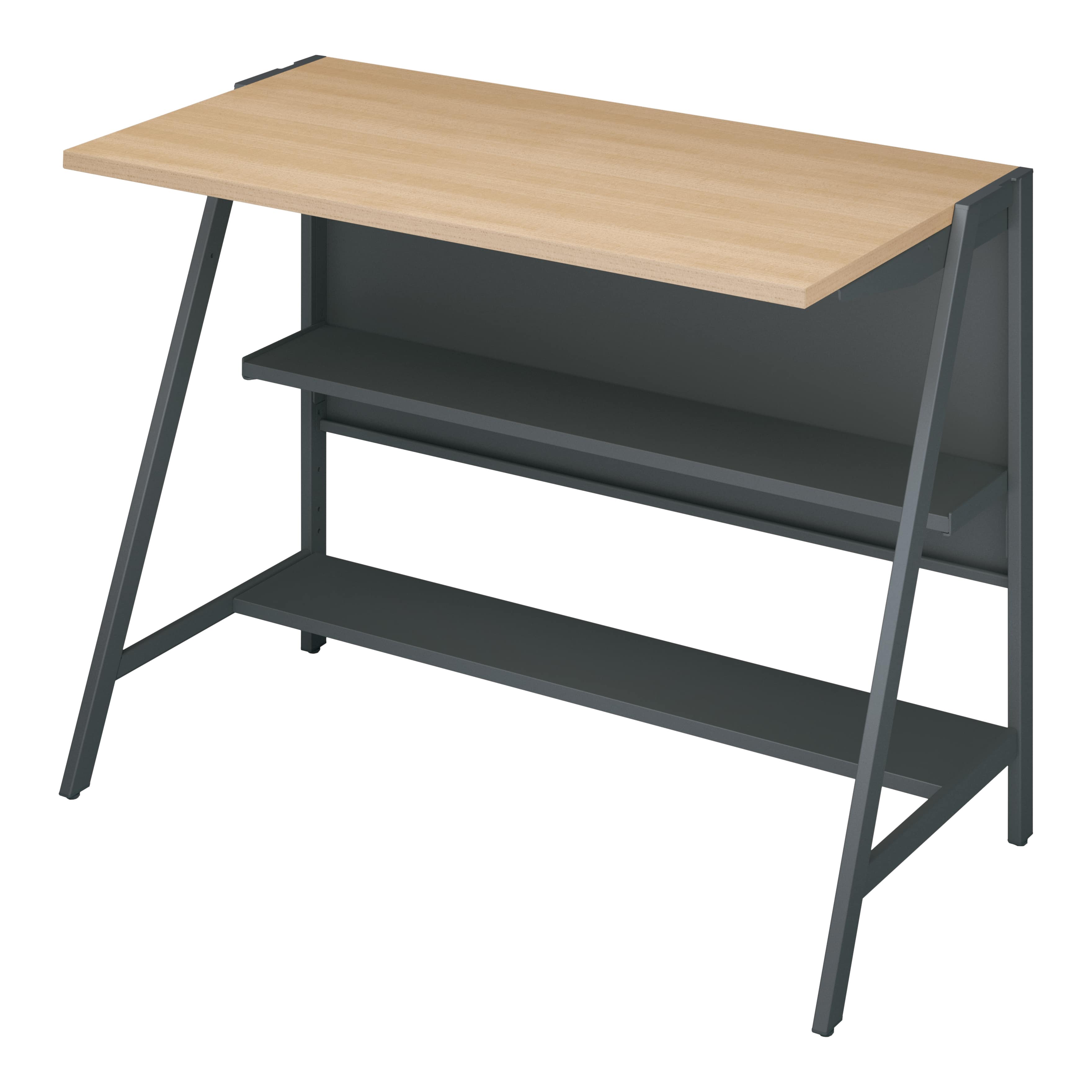 天板ラスティックミディアム／脚ブラック