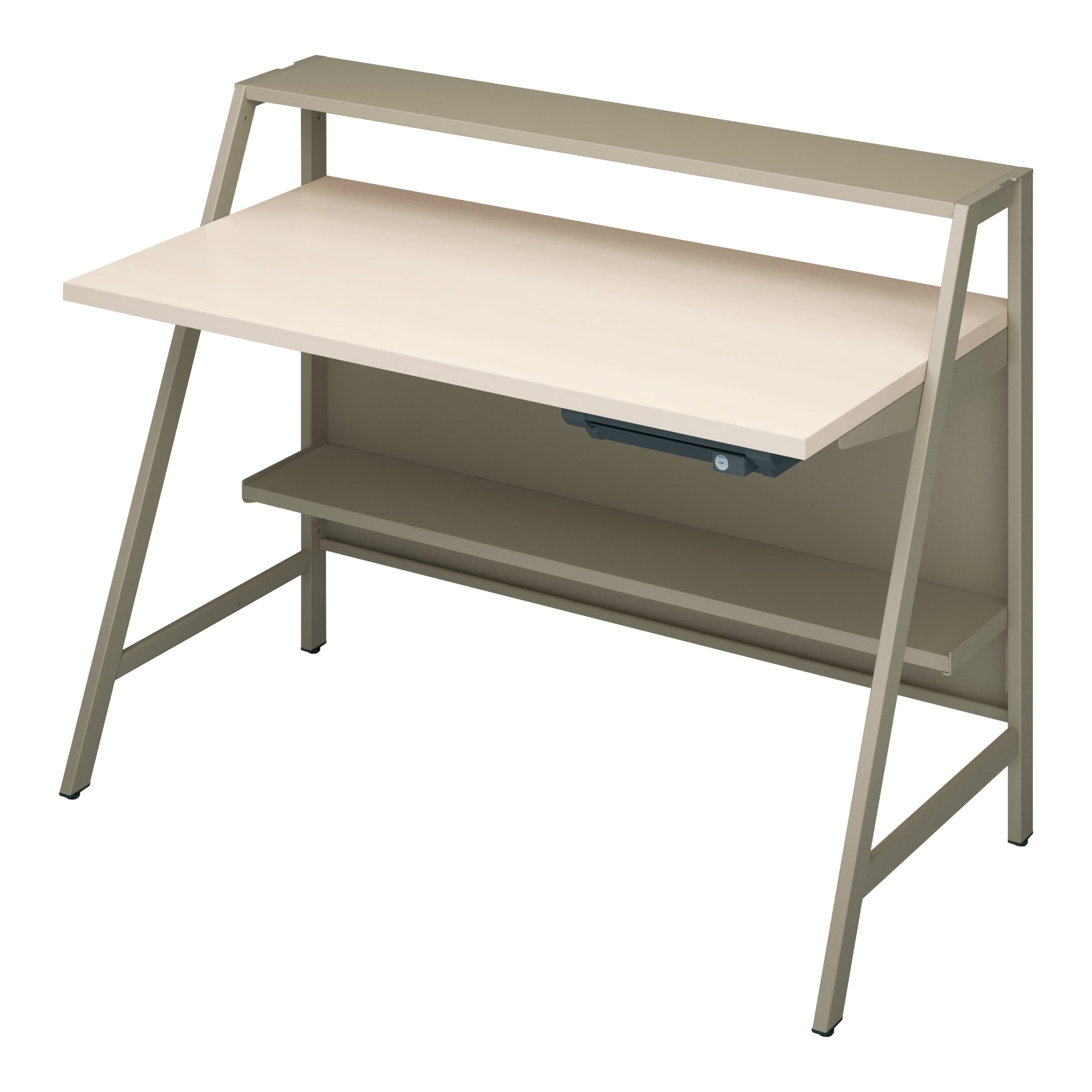 天板ホワイトナチュラル／脚ベージュ