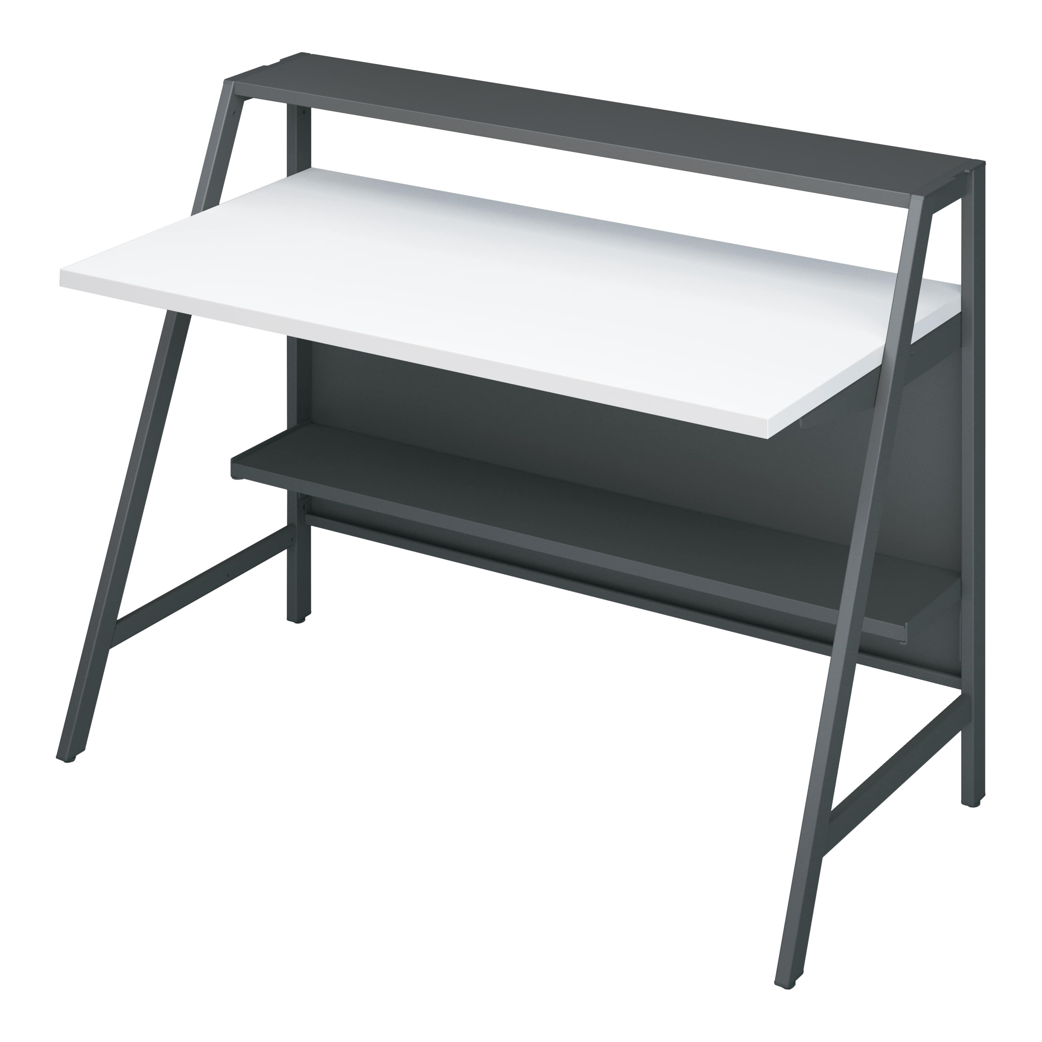 天板ホワイト／脚ブラック