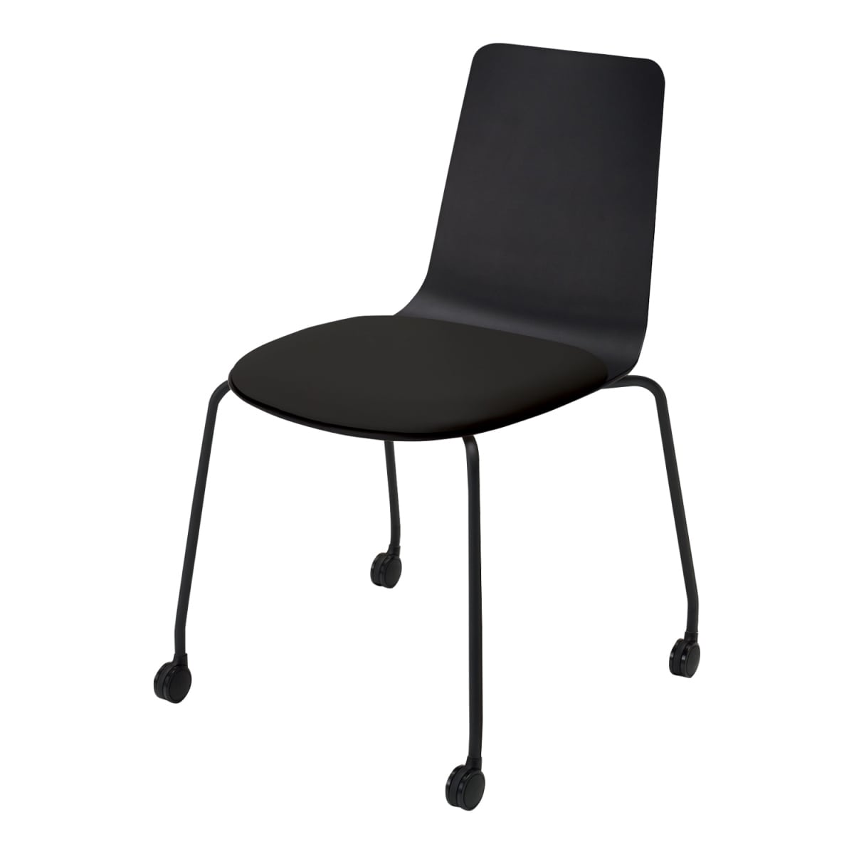 背座ブラック/座パッド(レザー)ブラック