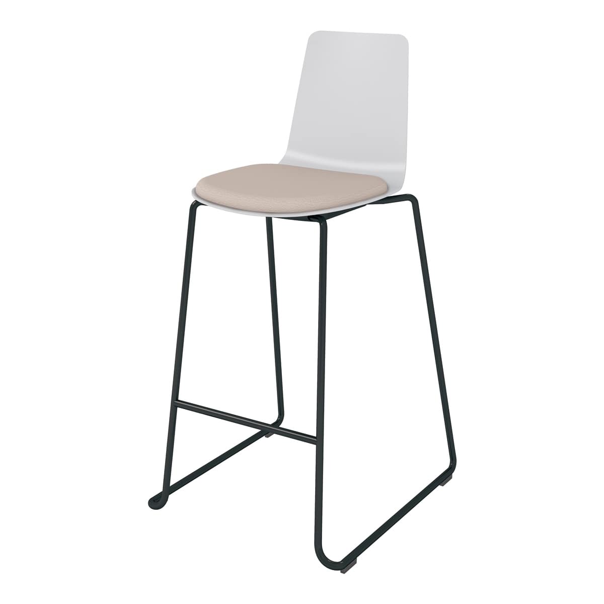 背座ライトグレー／座パッド(レザー)ブライトグレー