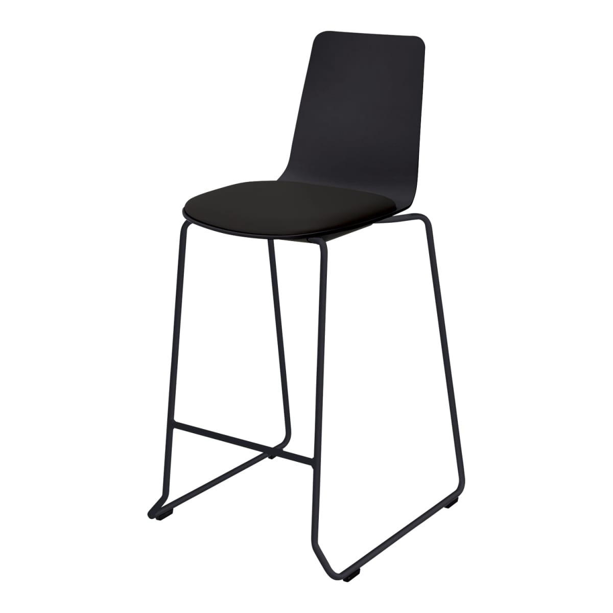 背座ブラック／座パッド(レザー)ブラック