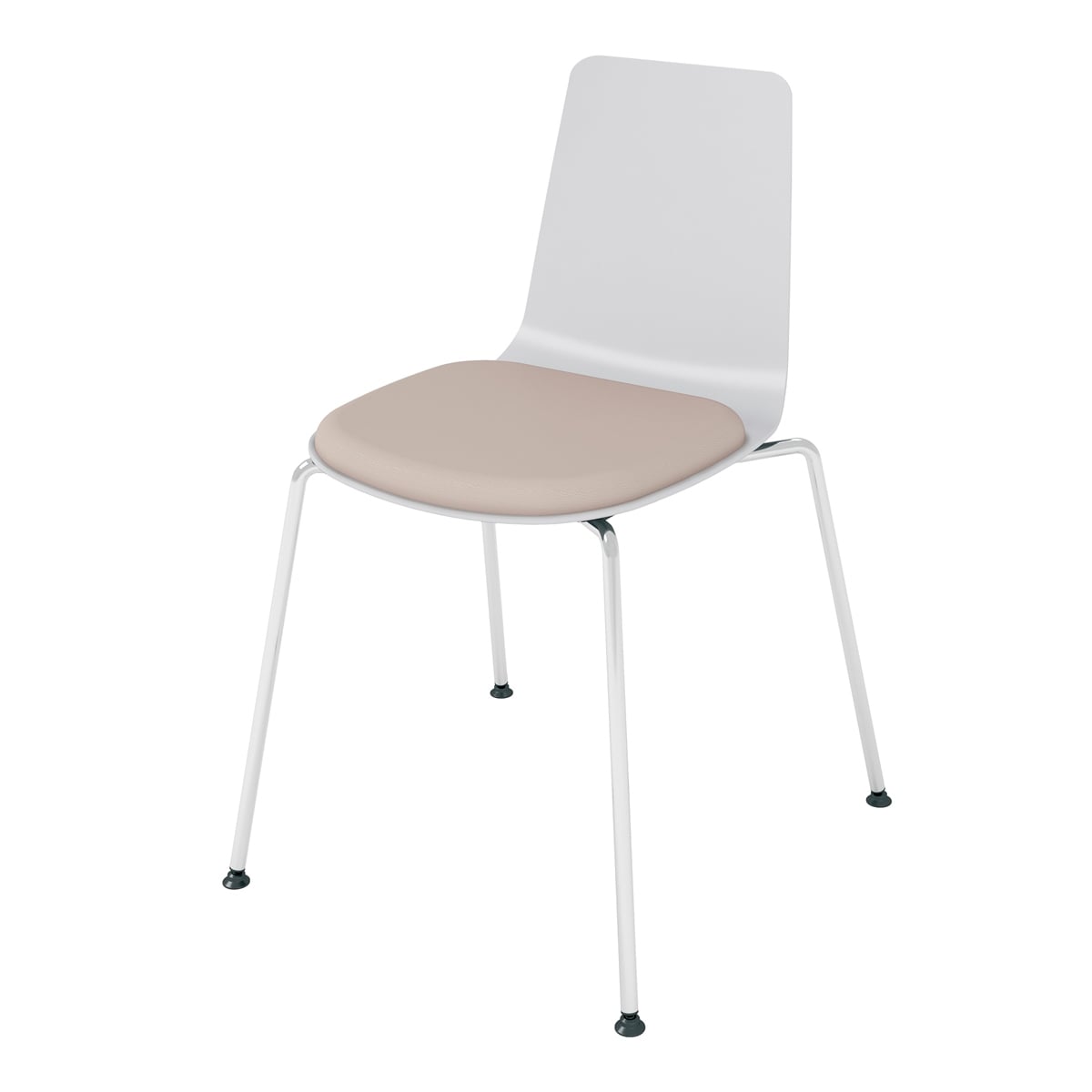 背座ライトグレー／座パッド(レザー)ブライトグレー