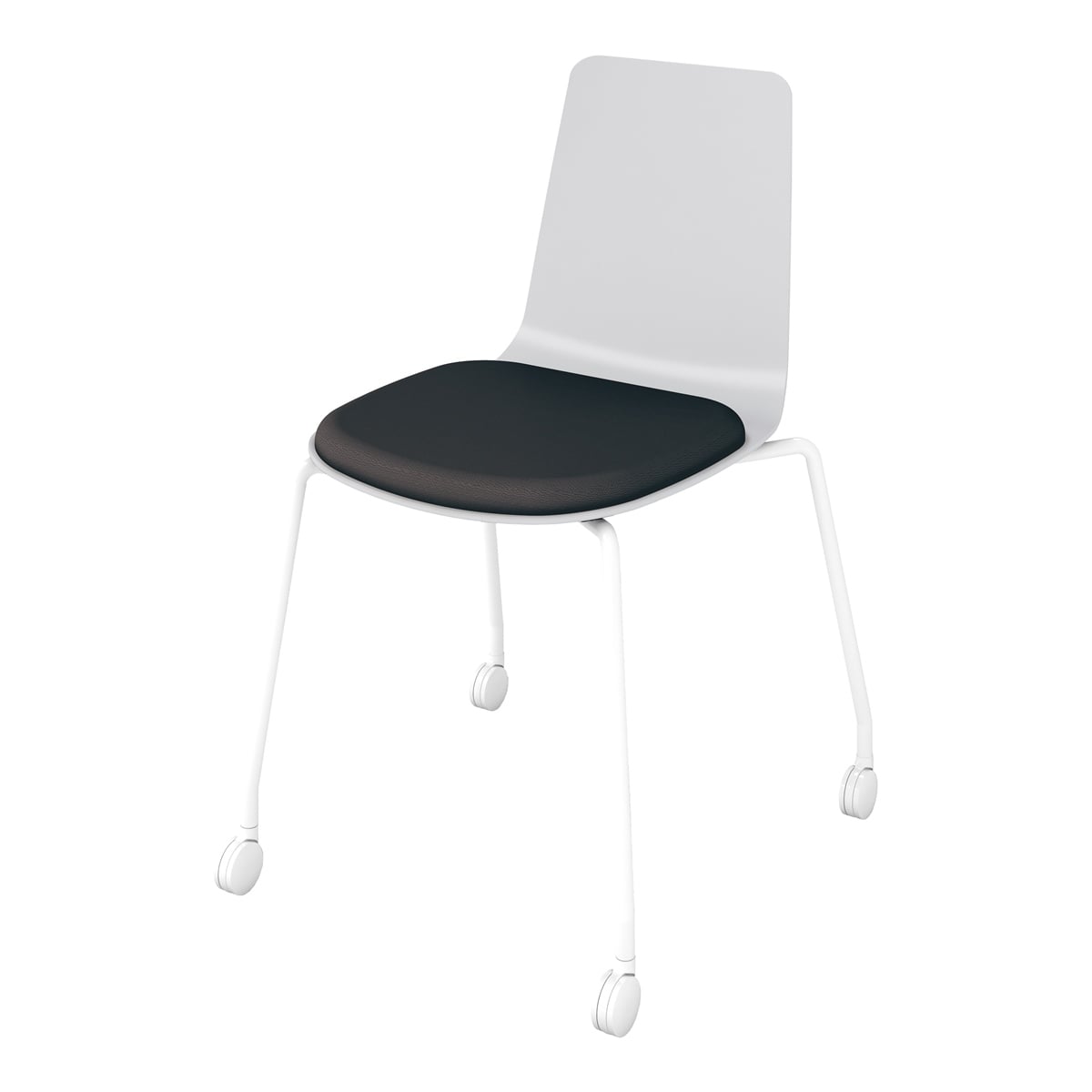 背座ライトグレー／座パッド(レザー)ブラック