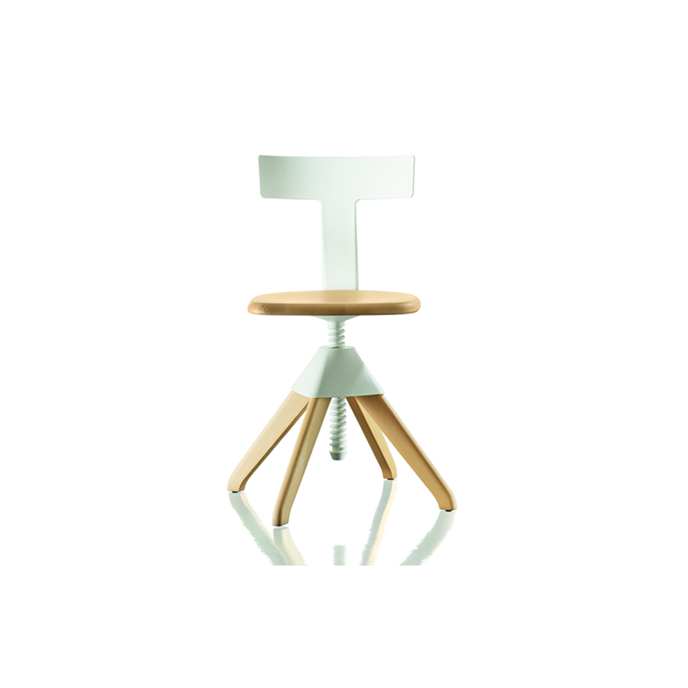 Back・Joint・Screw：White × Seat・Legs：Natural