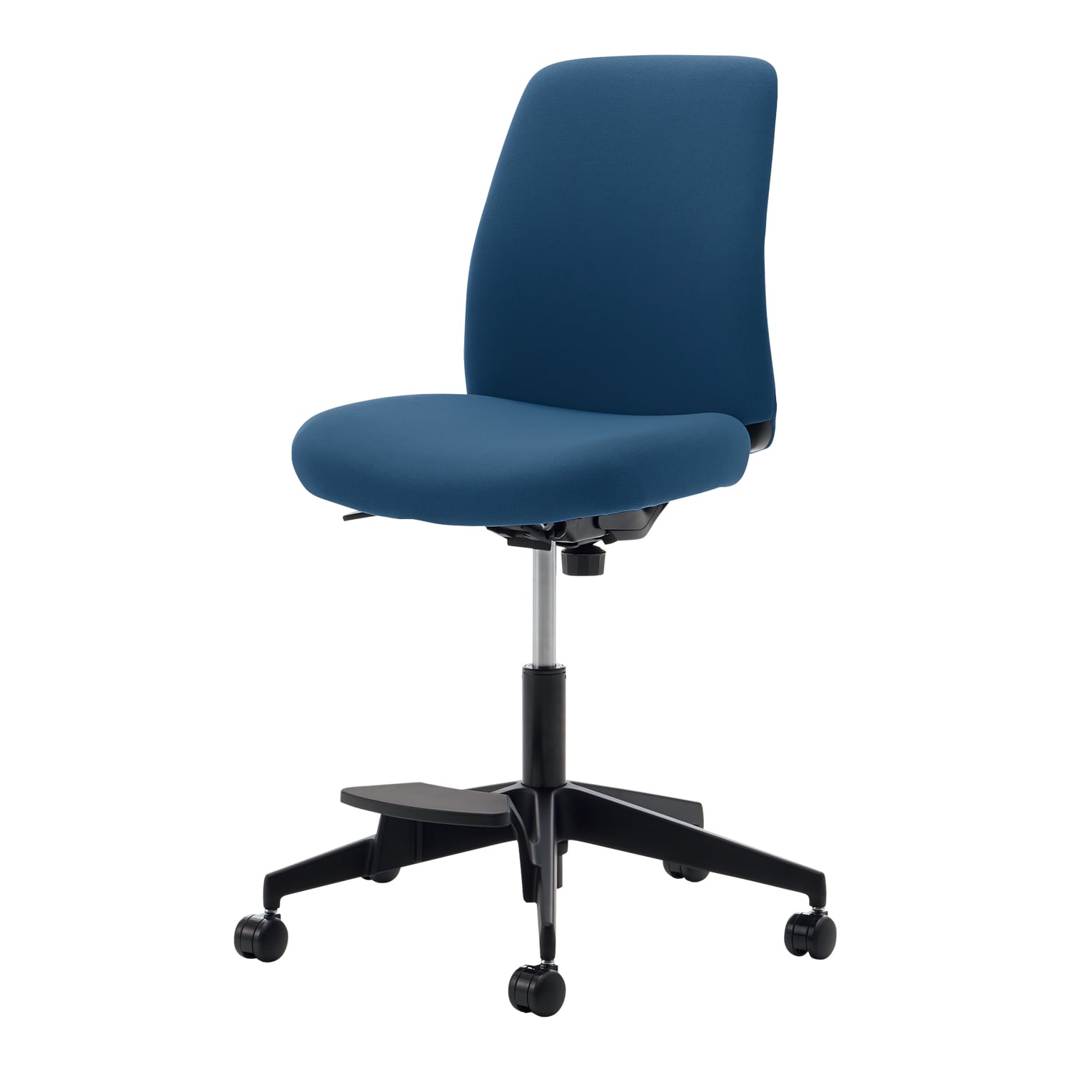 ブラック樹脂脚／背座同色／ネイビー