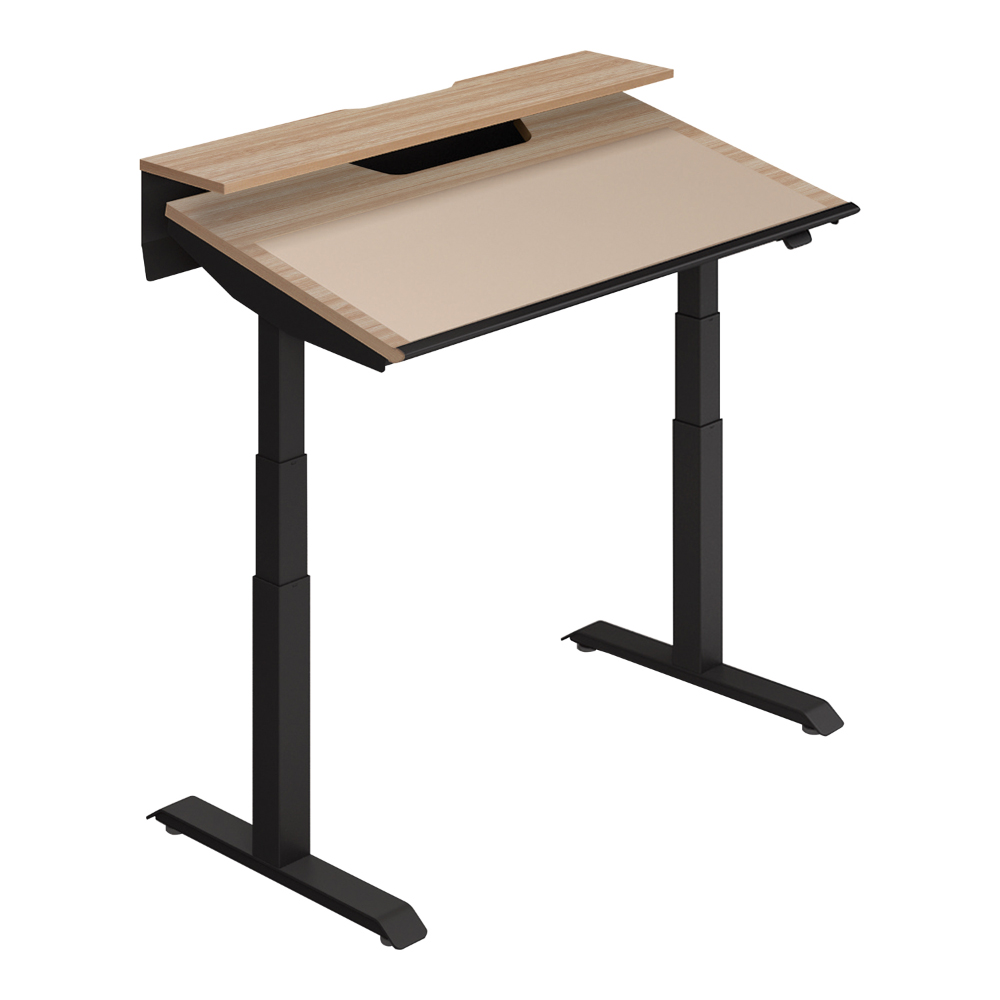 天板ウォームミディアム/脚ブラック