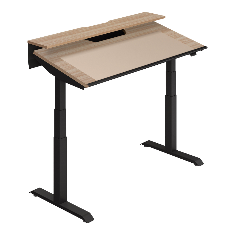 天板ウォームミディアム/脚ブラック