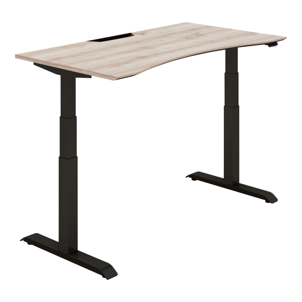 天板シャビーグレー／脚ブラック