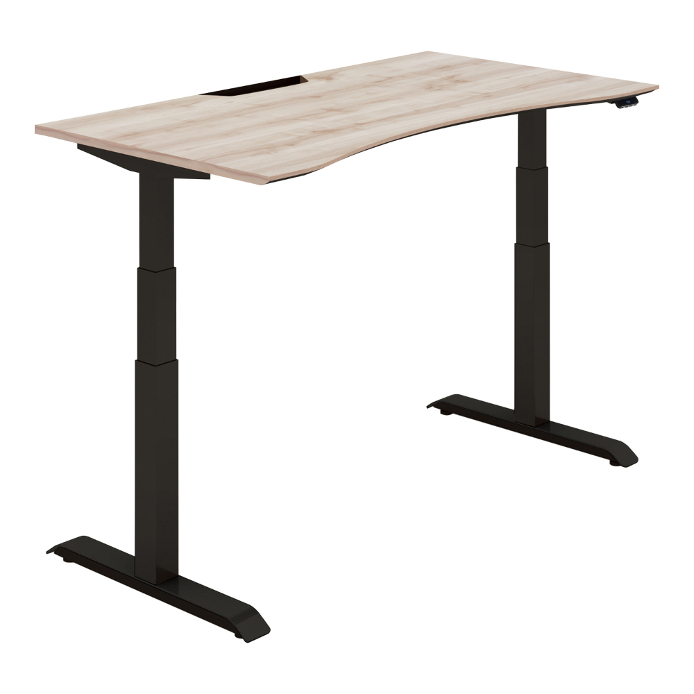 天板シャビーグレー／脚ブラック