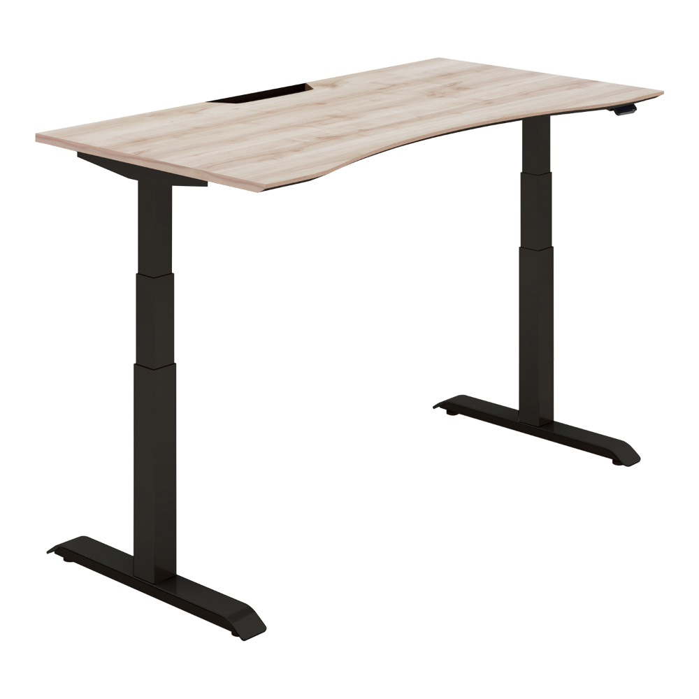 天板シャビーグレー/脚ブラック