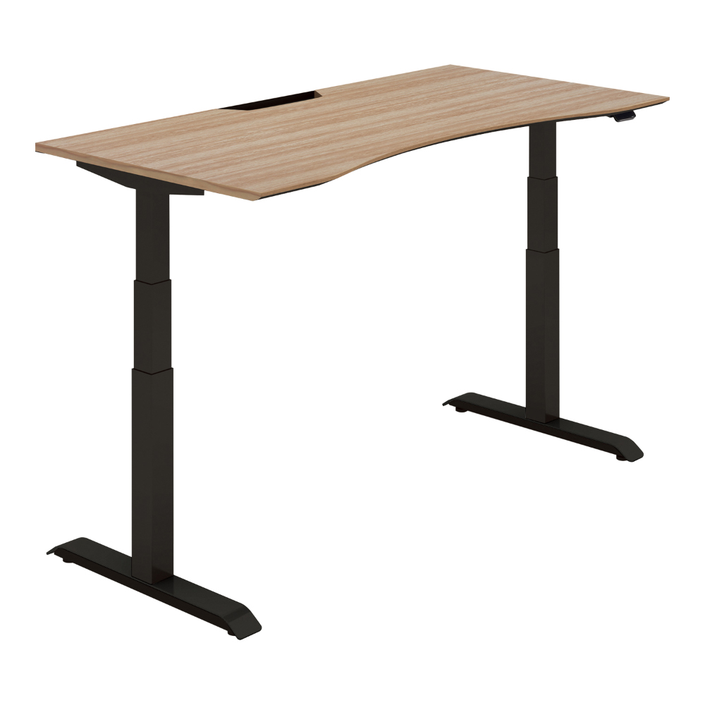 天板ウォームミディアム/脚ブラック