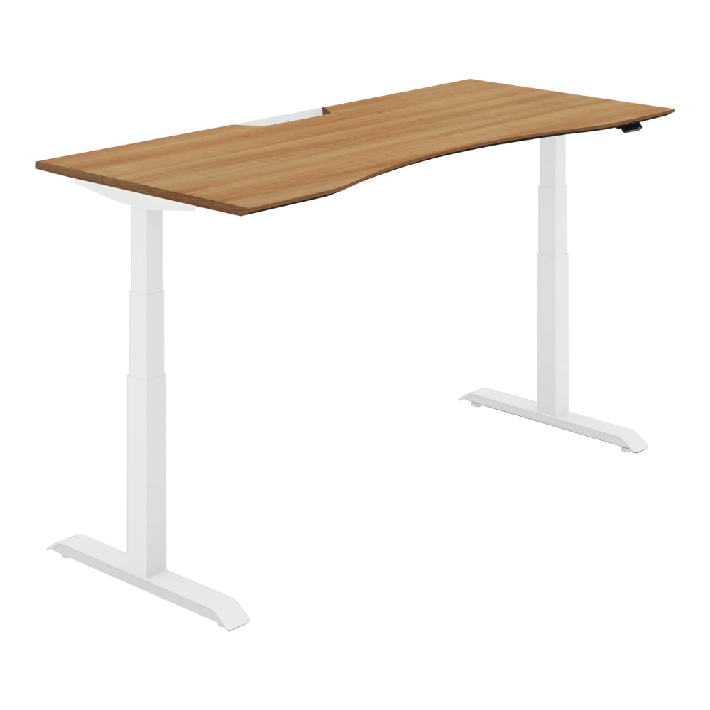 天板ラスティックミディアム／脚ホワイト