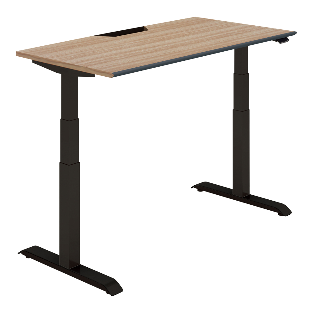 天板ウォームミディアム／脚ブラック