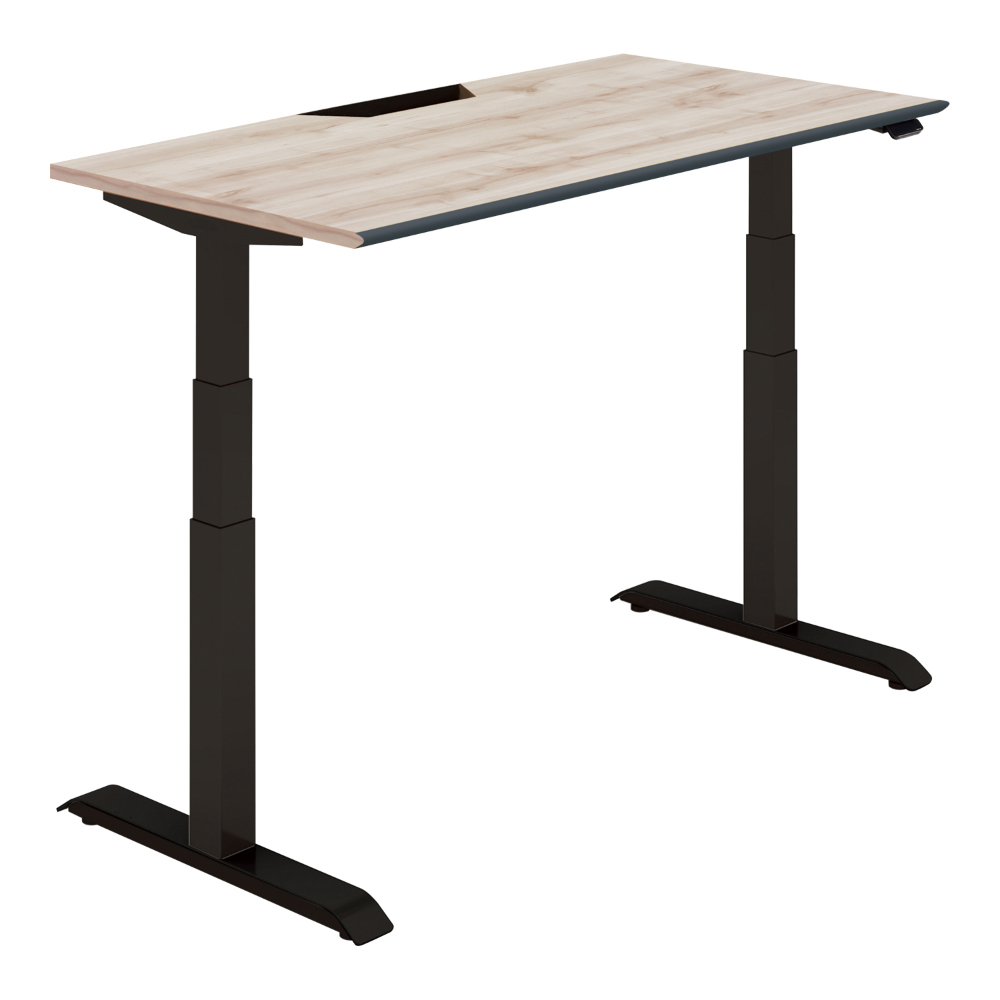 天板シャビーグレー/脚ブラック