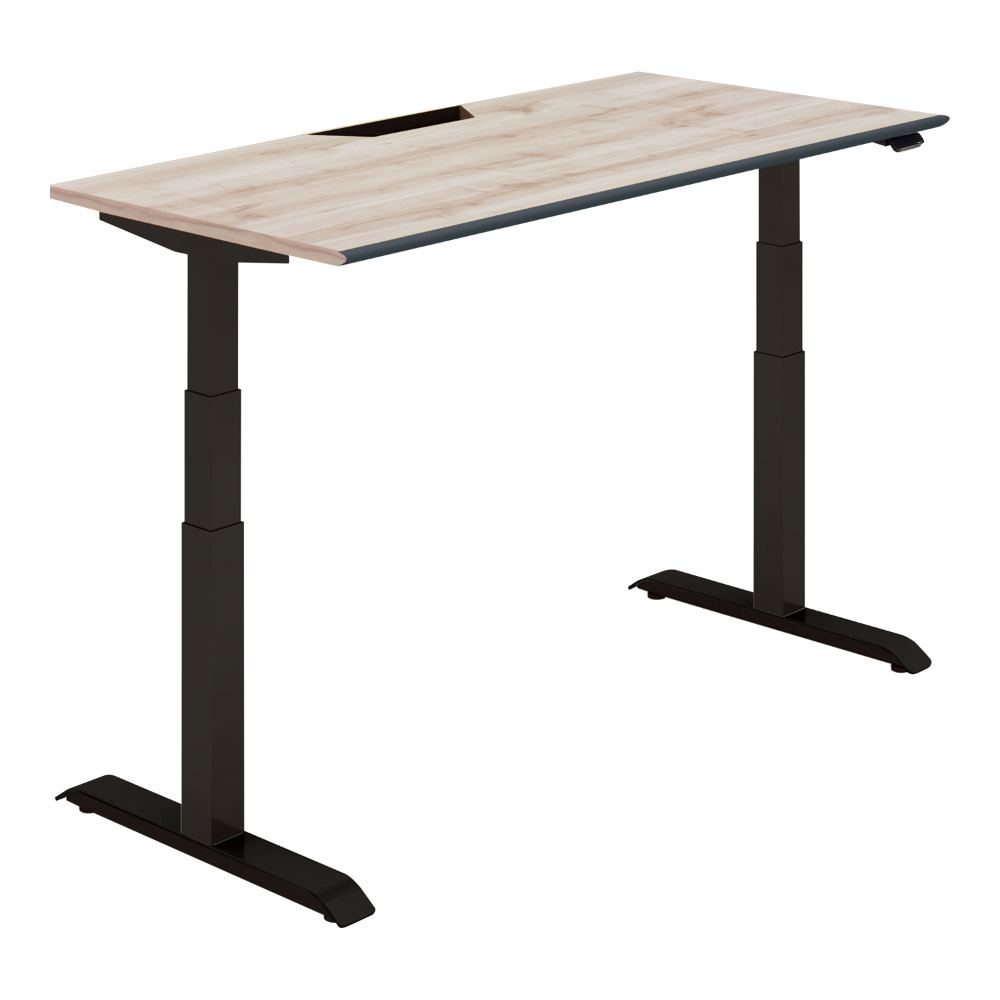 天板シャビーグレー/脚ブラック