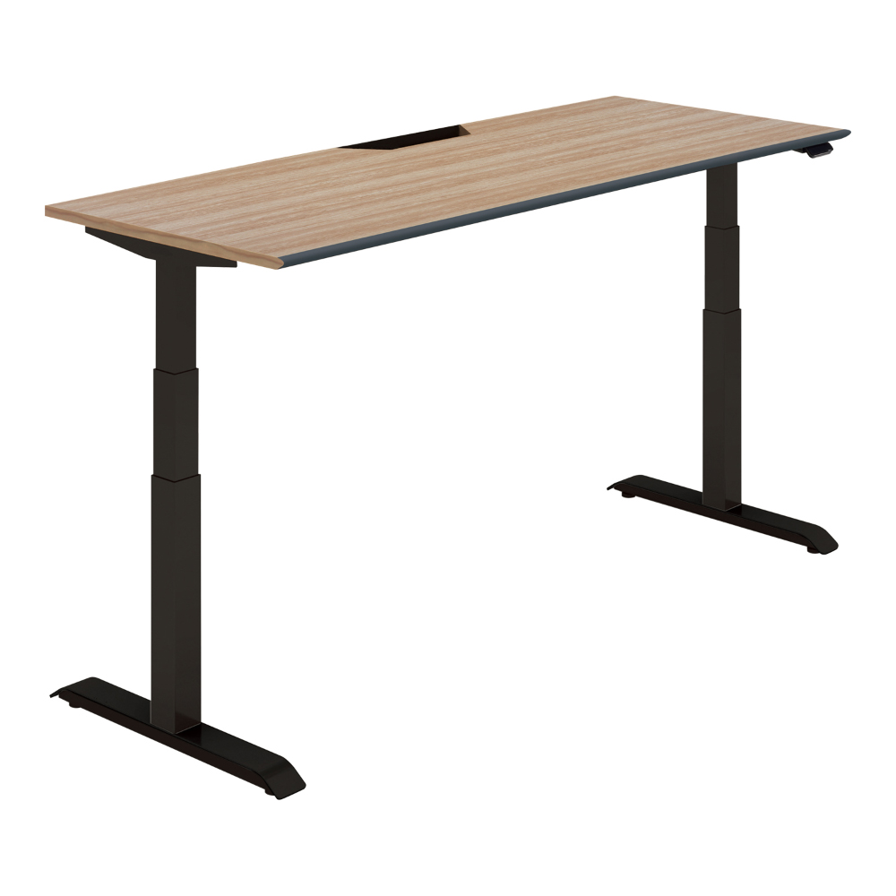 天板ウォームミディアム／脚ブラック