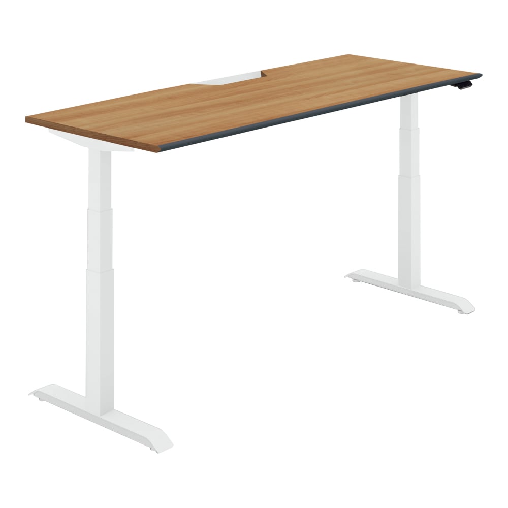 天板ラスティックミディアム／脚ホワイト