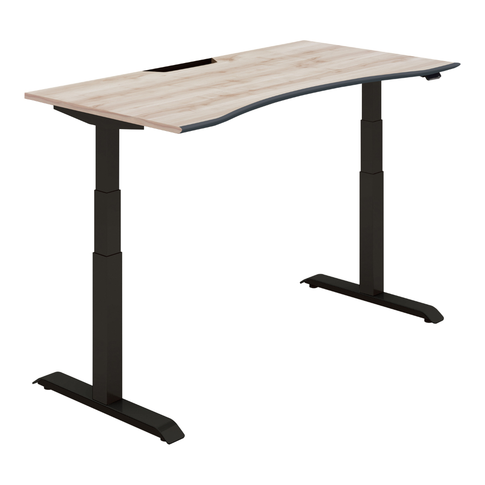 天板シャビーグレー/脚ブラック