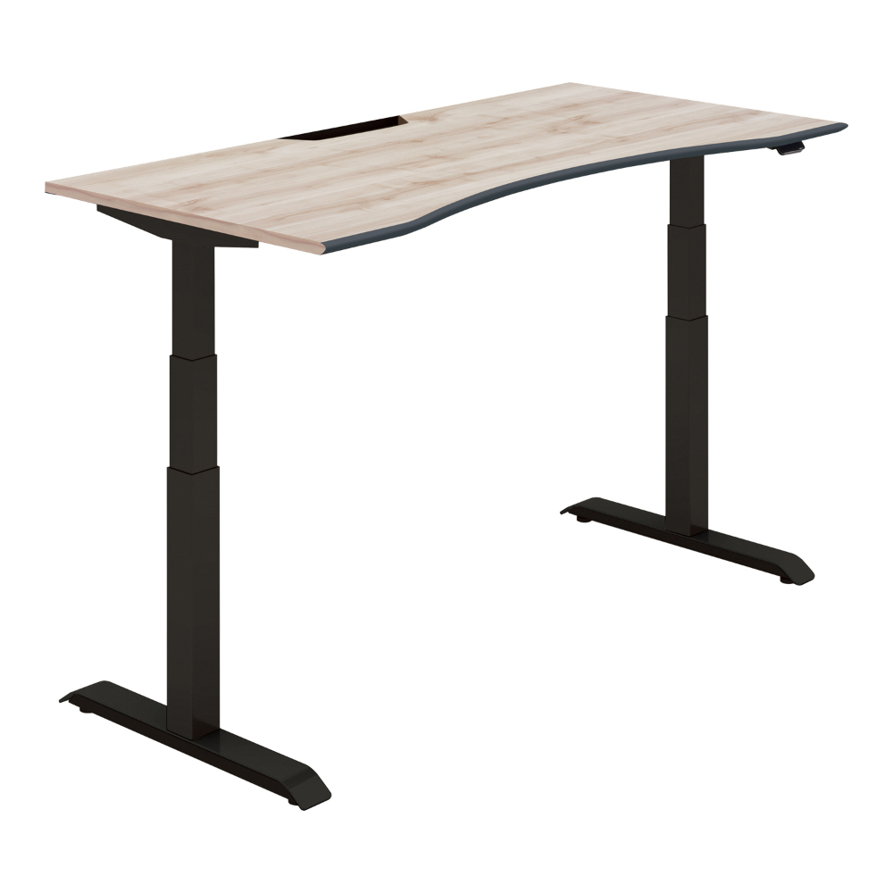 天板シャビーグレー/脚ブラック