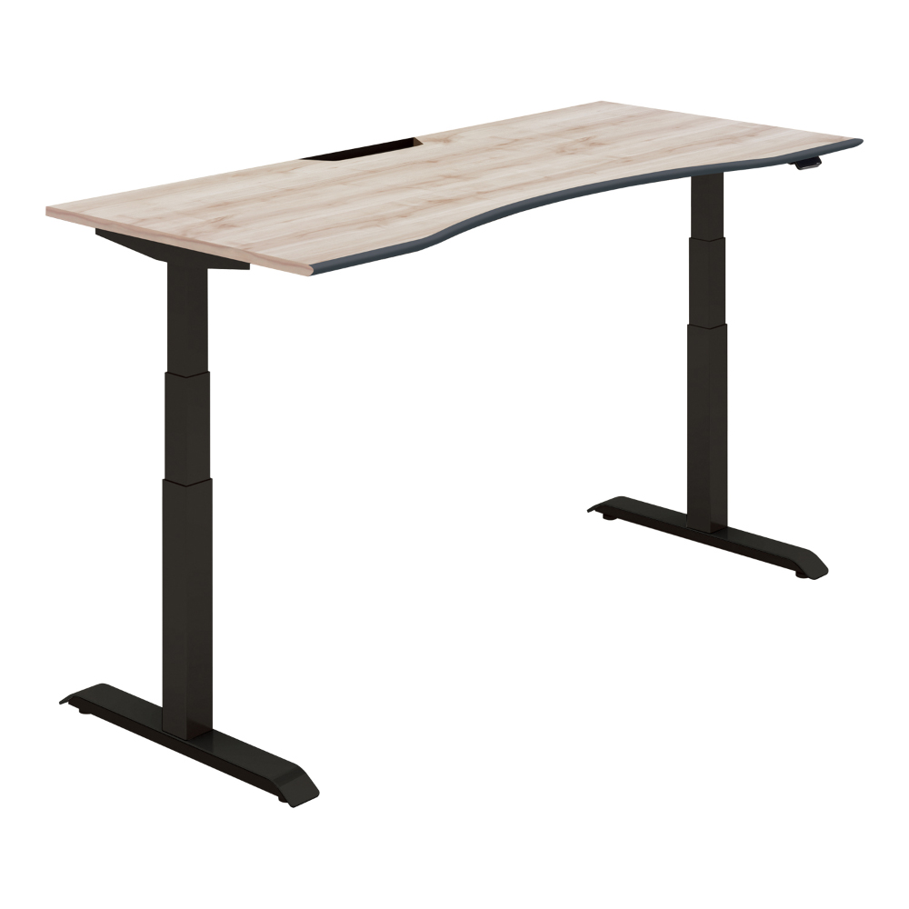 天板シャビーグレー/脚ブラック