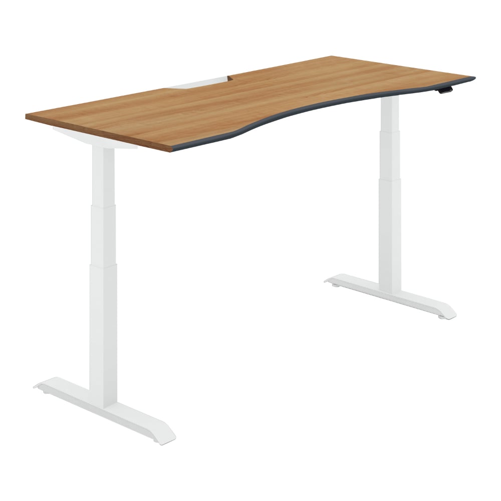 天板ラスティックミディアム／脚ホワイト