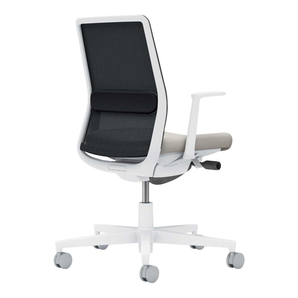 背・ランバー：ブラック／座：ライトグレー