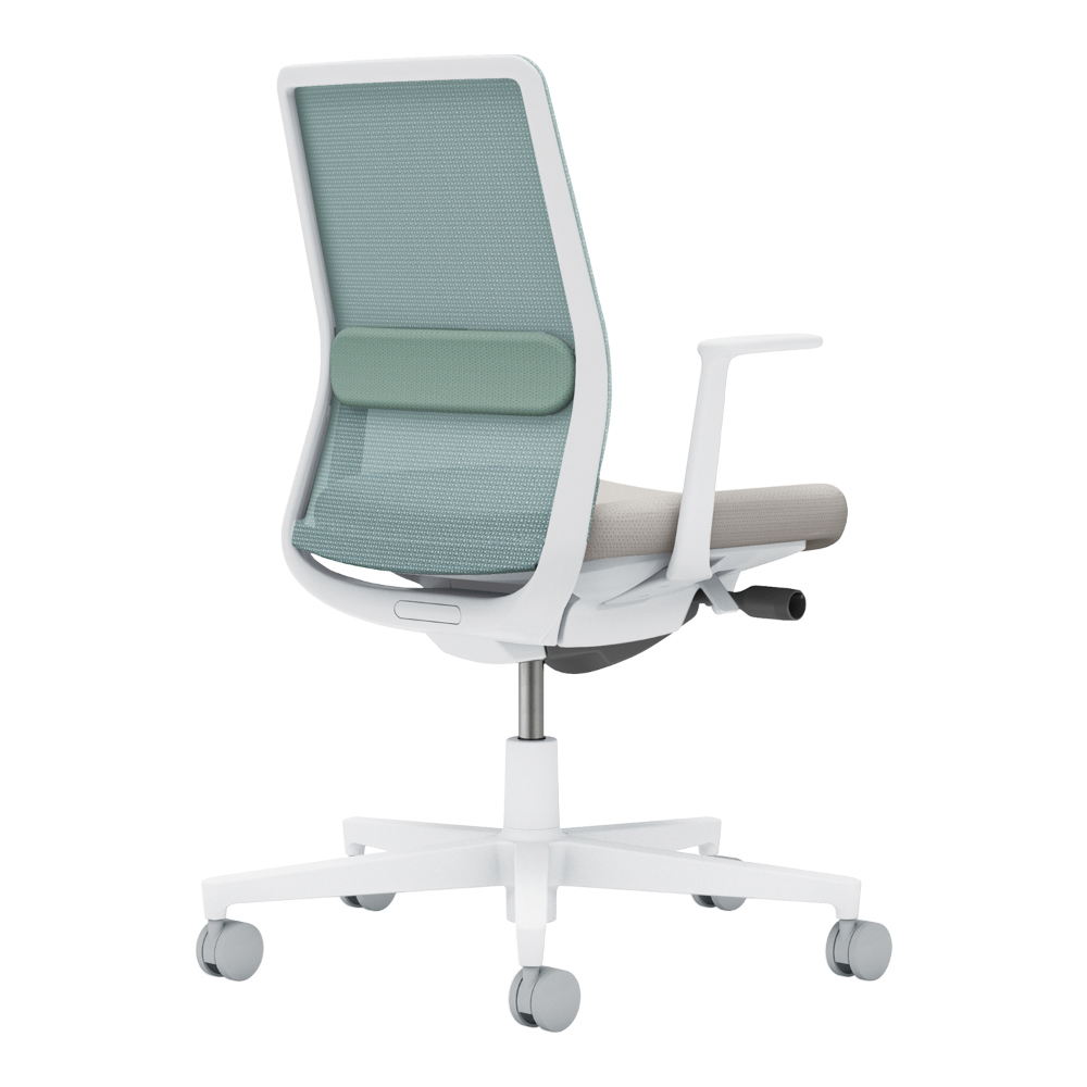 背・ランバー：アッシュターコイズ／座：ライトグレー