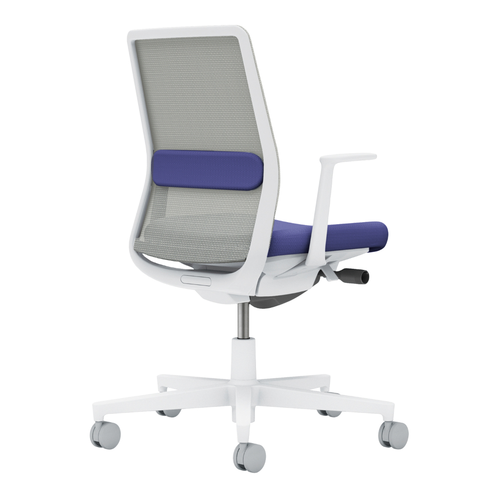 背：ライトグレー／座・ランバー： ディープパープル