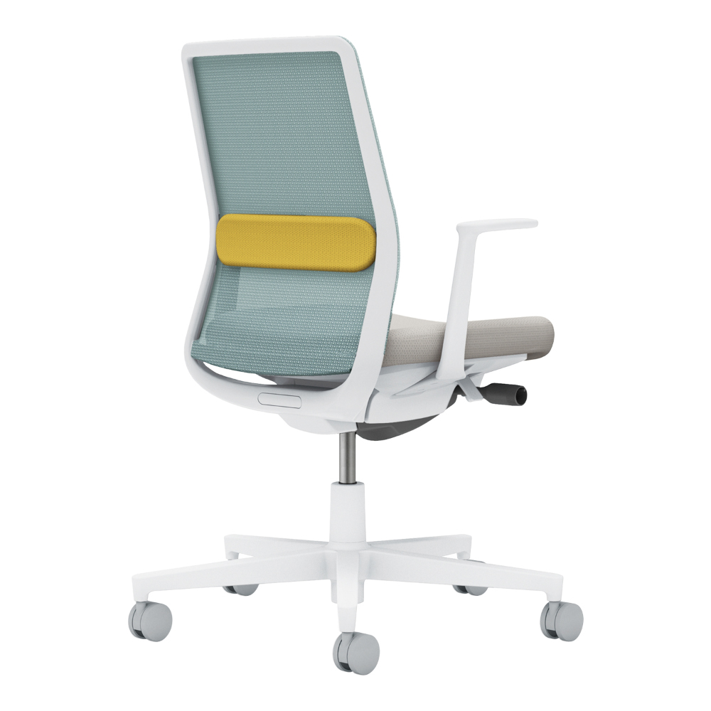 背:アッシュターコイズ/座:ライトグレー/ランバー:オリーブイエロー