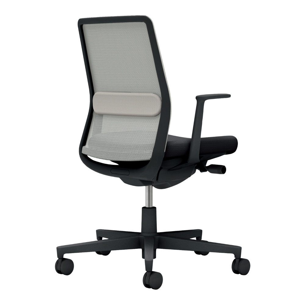 背・ランバー：ライトグレー／座：ブラック