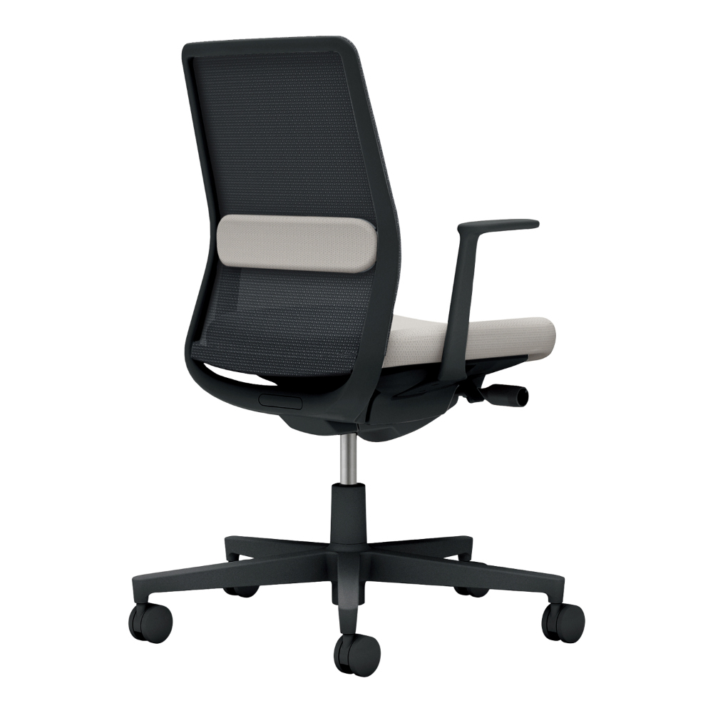 背：ブラック／座・ランバー：ライトグレー