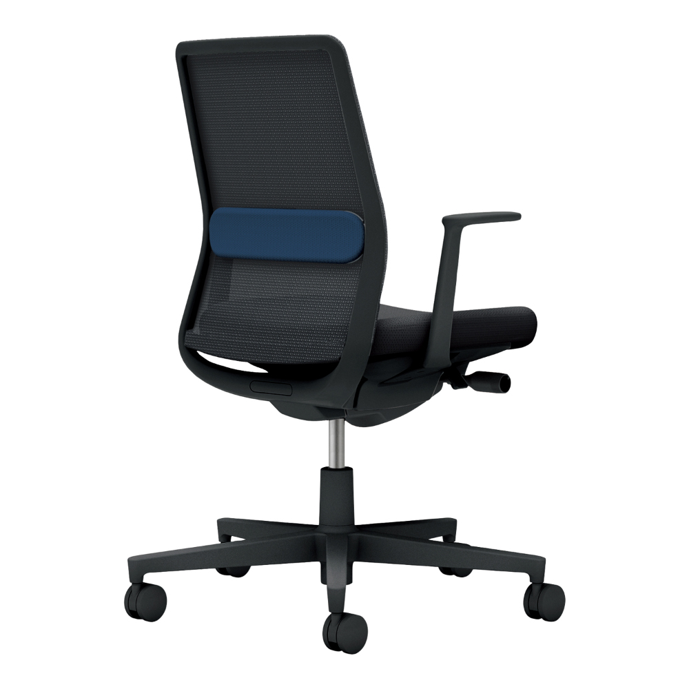 背座：ブラック／ランバー：ネイビー