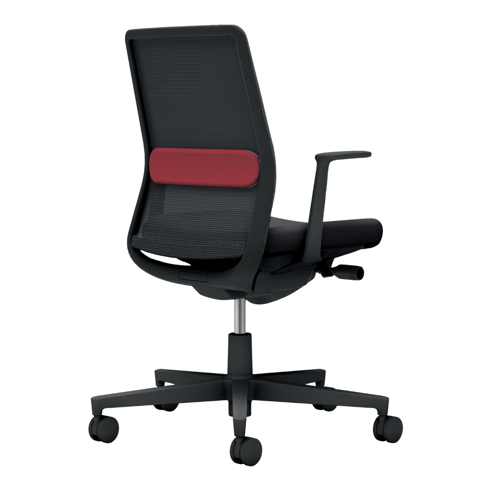 背座：ブラック／ランバー：パーシアンレッド