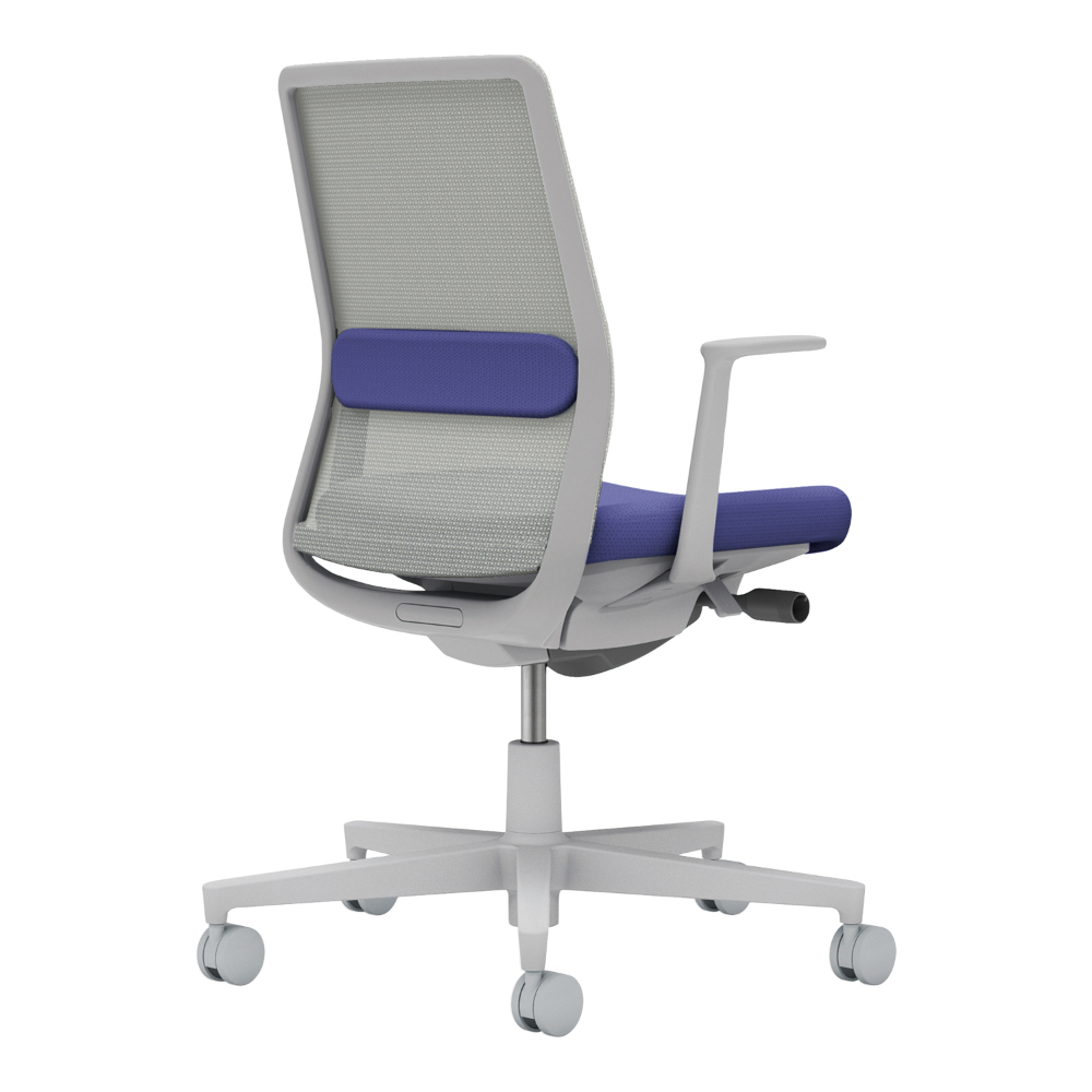 背：ライトグレー／座・ランバー： ディープパープル