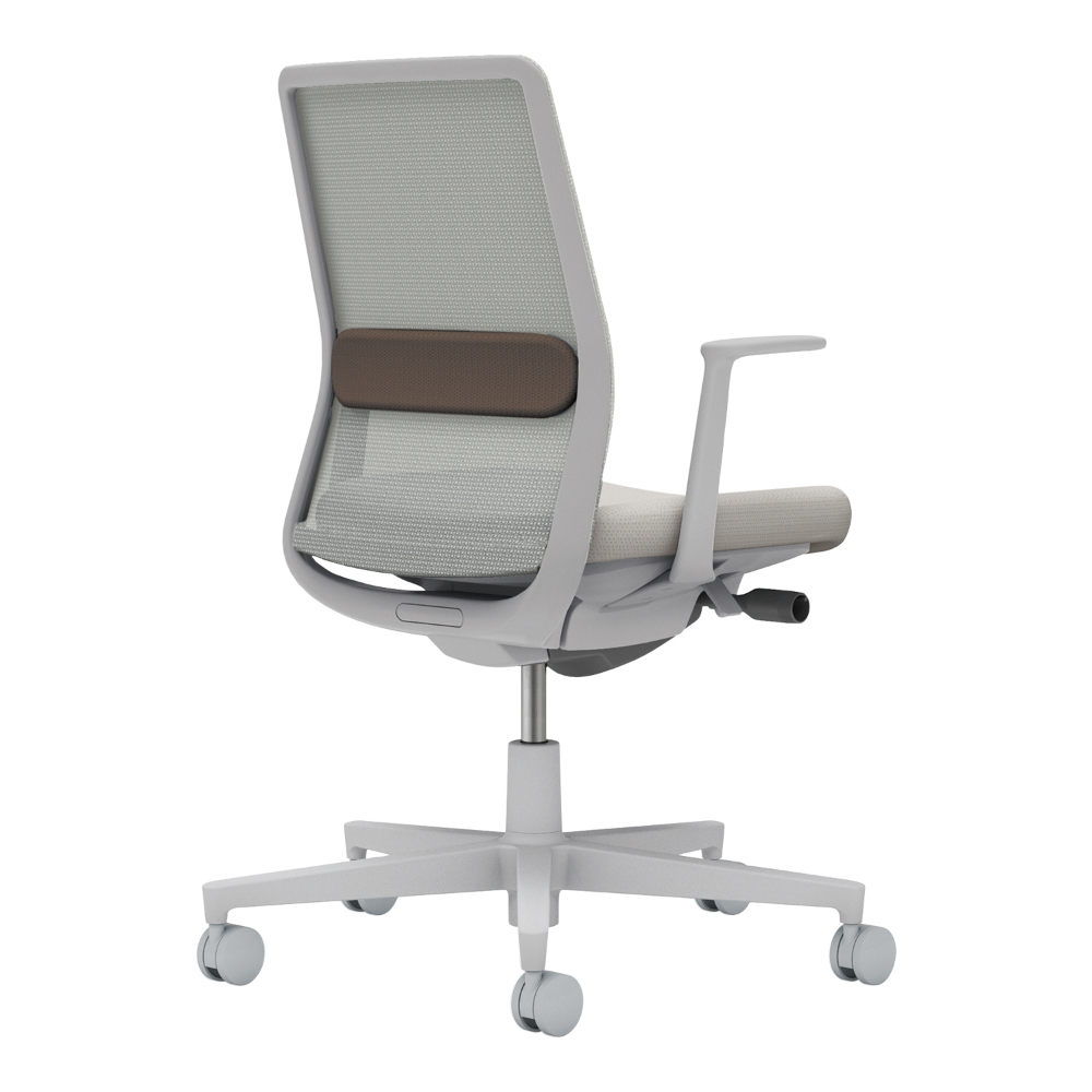 背座:ライトグレー/ランバー:ダークグレージュ