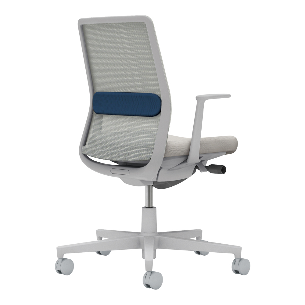 背座：ライトグレー／ランバー：ネイビー