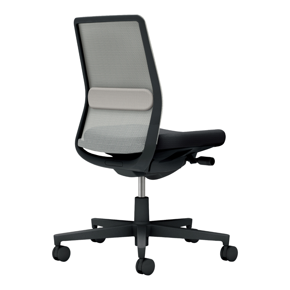 背・ランバー：ライトグレー／座：ブラック