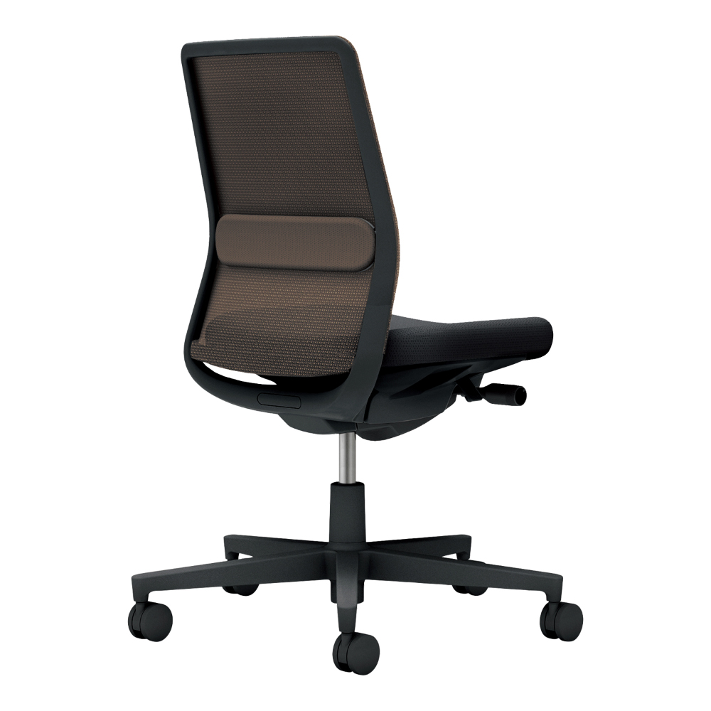 背・ランバー：ダークグレージュ／座：ブラック